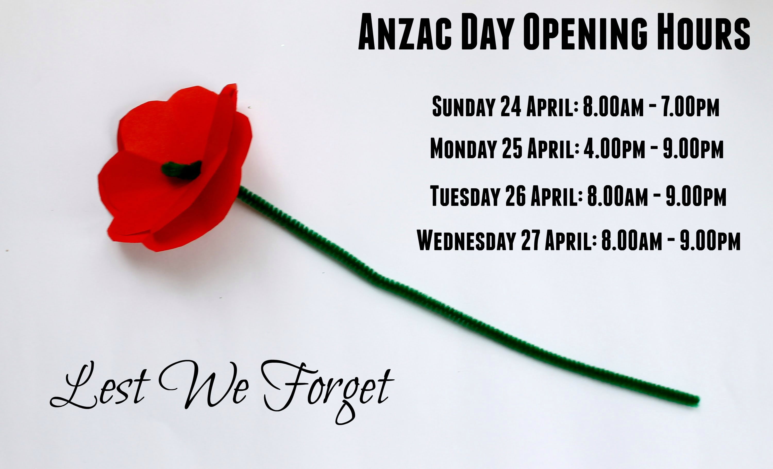 Anzac day opening hours law - no-hype options trading pdf download