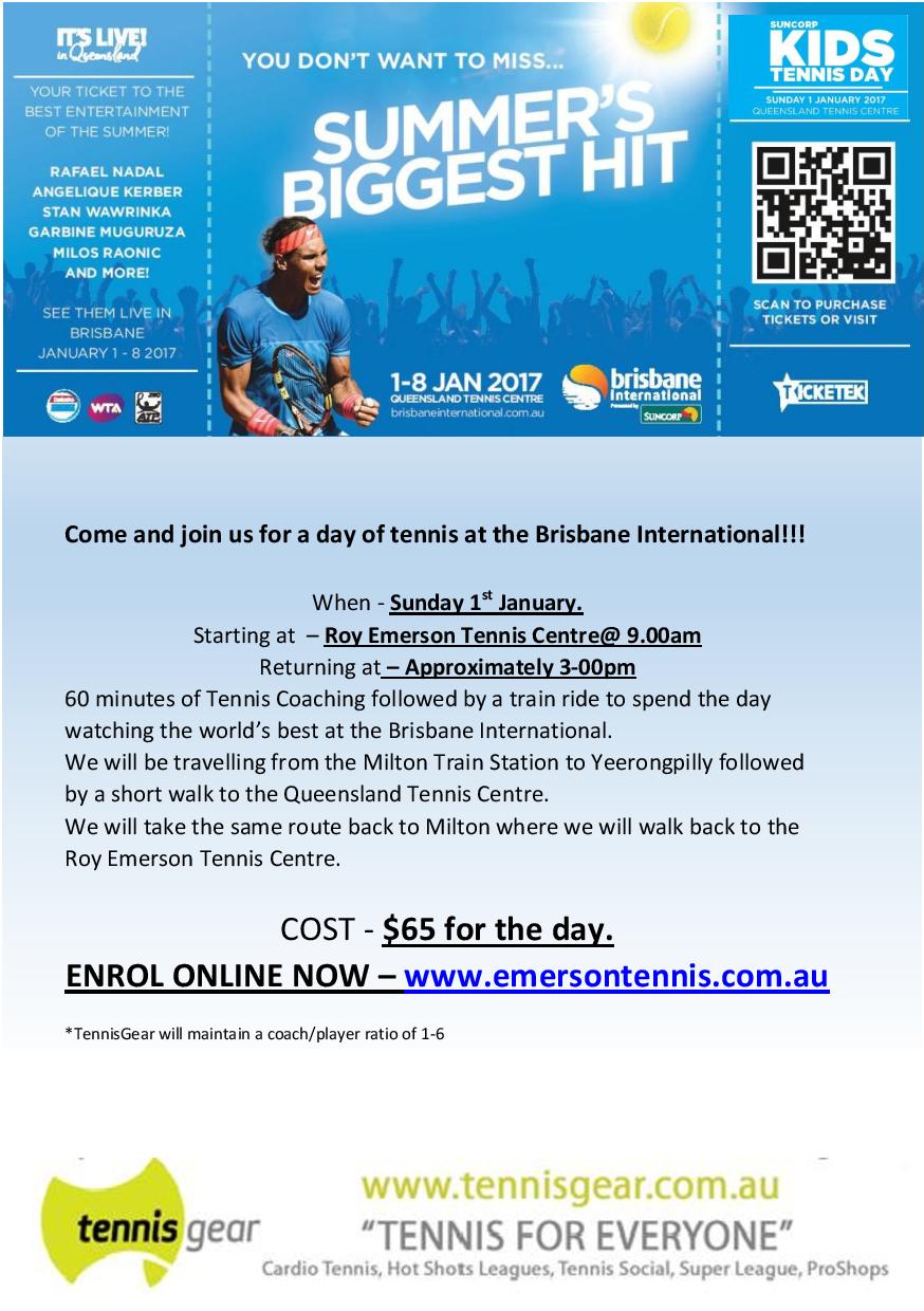 Brisbane International Kids Day