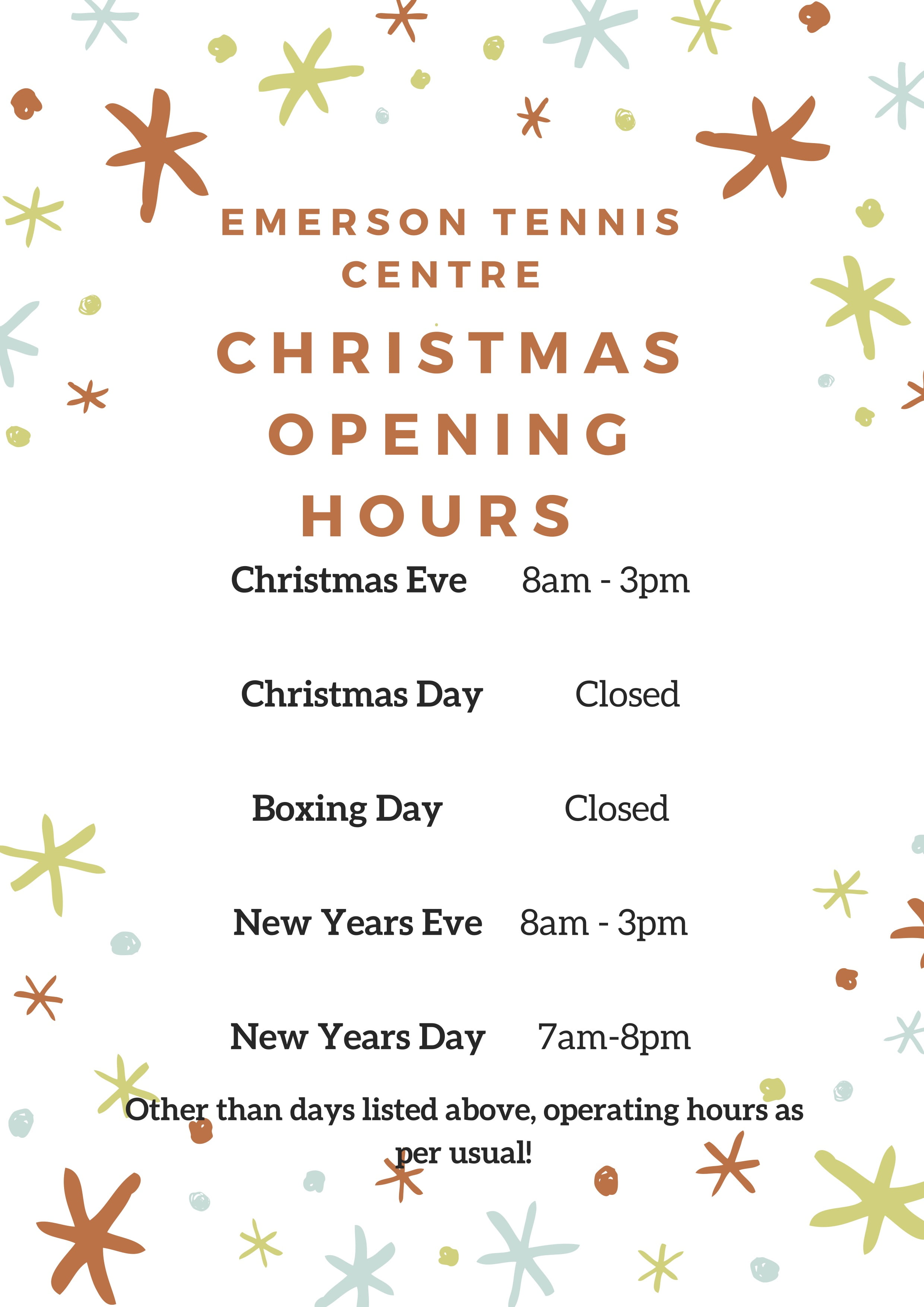 christmas-opening-hours-updated-copy-roy-emerson-tennis-centre